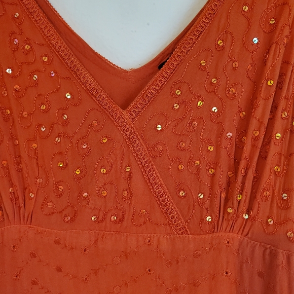 Lola P~Tiered Tie Dye Maxi dress - Picture 5 of 11